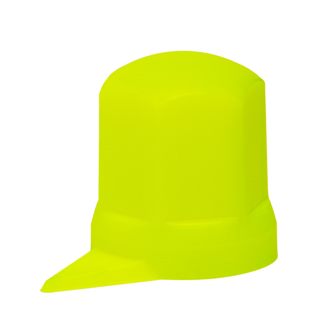 Indikator med kåpa och pil nedtill, 33 mm hexagon